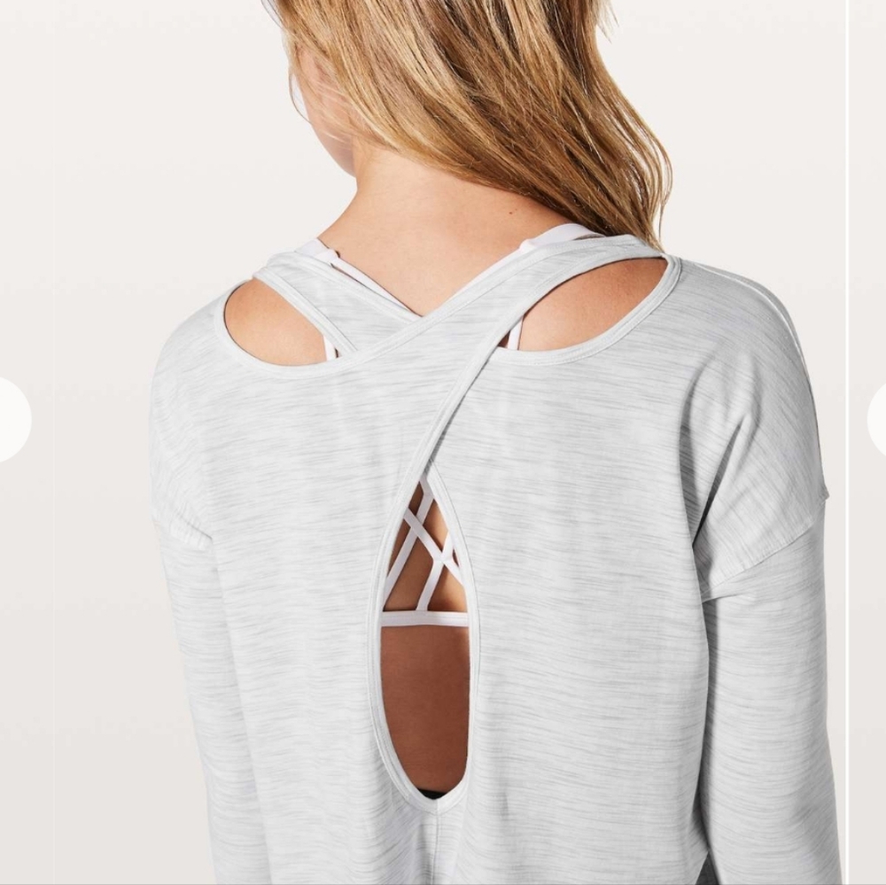 lululemon athletica | Back Into It Long Sleeve - Ice Grey